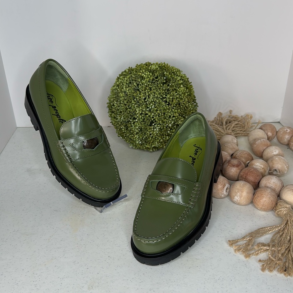 Free People Liv Loafer (Serpent Green) 6/36 - Picture 2 of 12